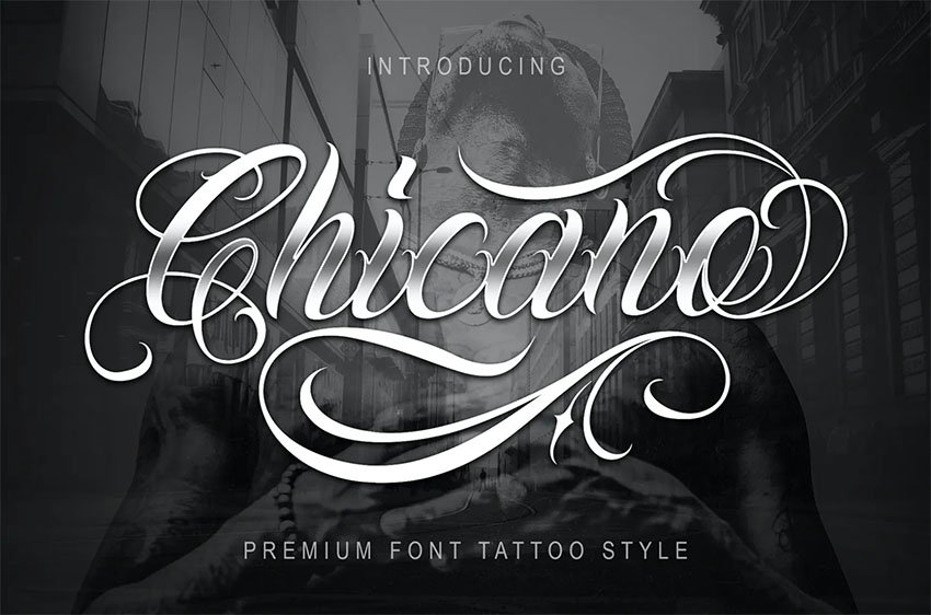 Chicano Graffiti Tattoo Lettering