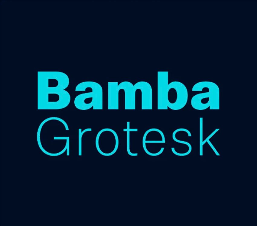 Bamba Grotesk Sans Serif Font