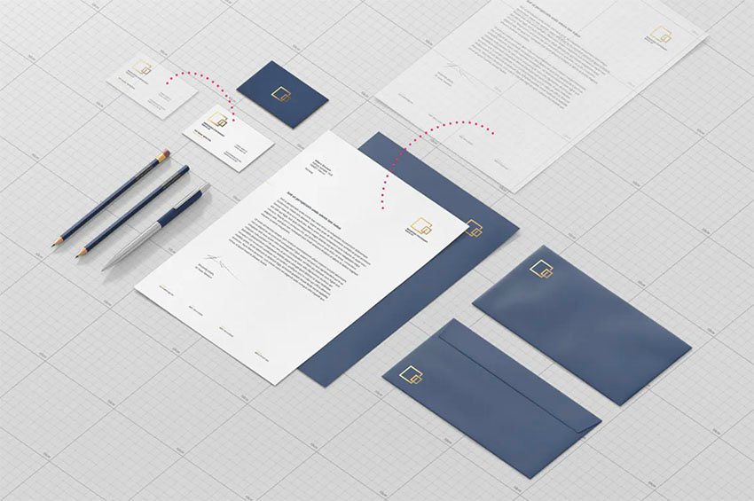 Office Stationery Mockup Template