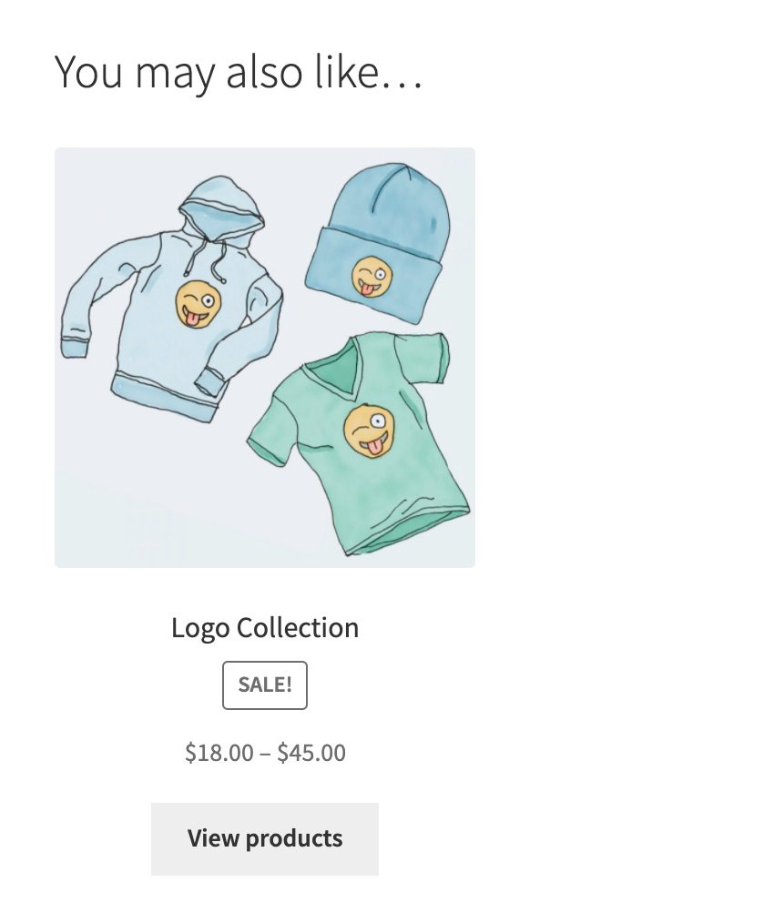 An example of a Related Products section, created using WooCommerce.