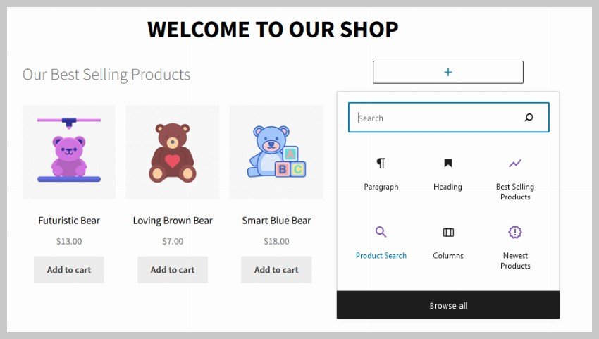 WooCommerce Product Search Block
