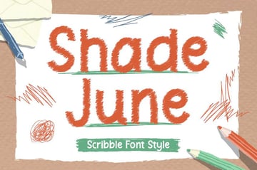 Shade June Scribble Font