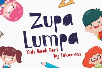 Zupa Lumpa Cute Kids Font