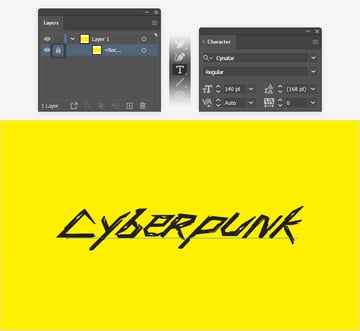 cyberpunk style font
