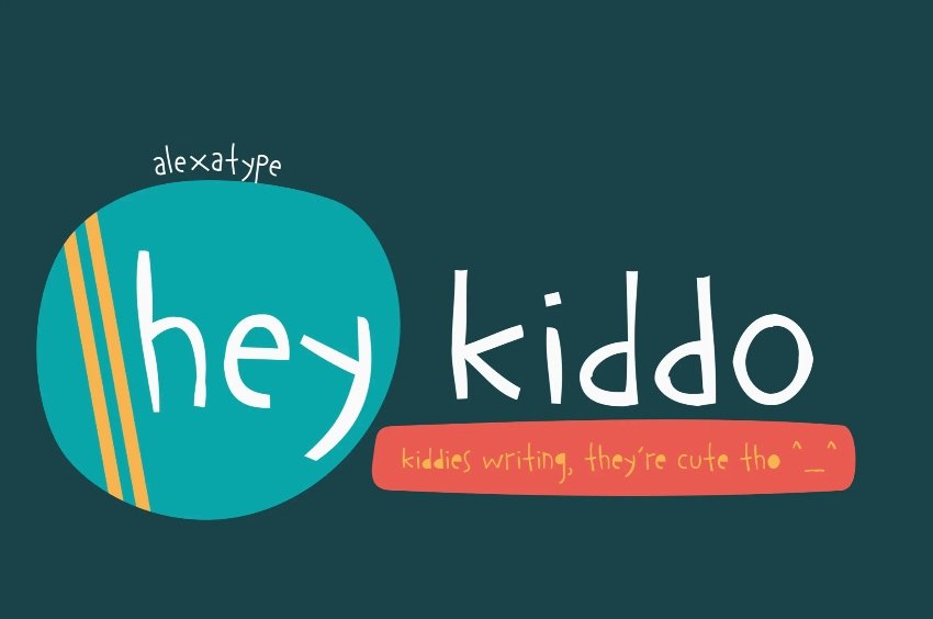 Hey Kiddo Children Font