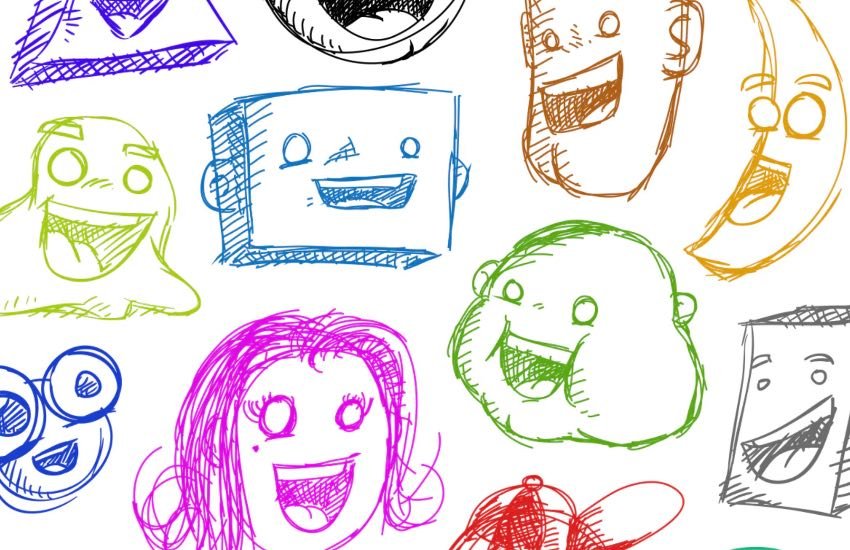 scribble heads