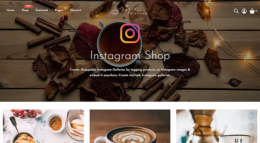 Milatino – Coffee & Tea and Cake Shopify Theme