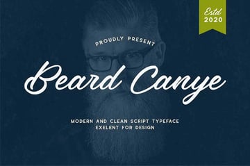 Cricut sports fonts: Beard Canye