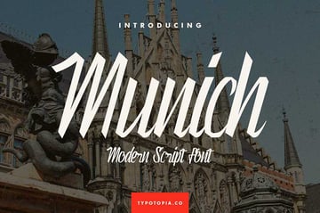 Cricut sports font: Munich Modern