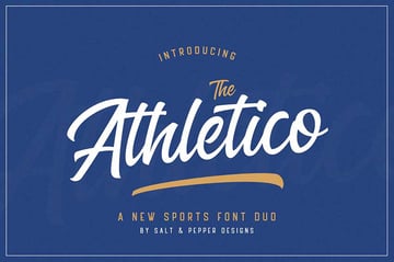 Cricut sports font: The Athletico