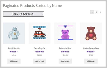 WooCommerce Paginated Product Shortcode