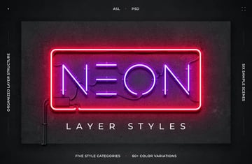 Neon Layer Styles