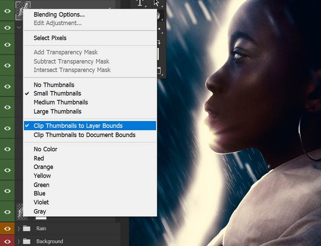 customize layer views in photoshop 