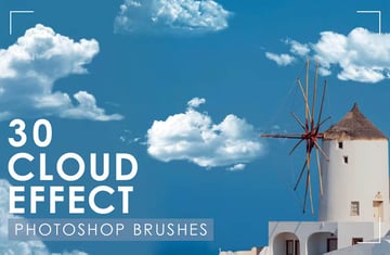 30 Realistic Cloud Photoshop Brushes