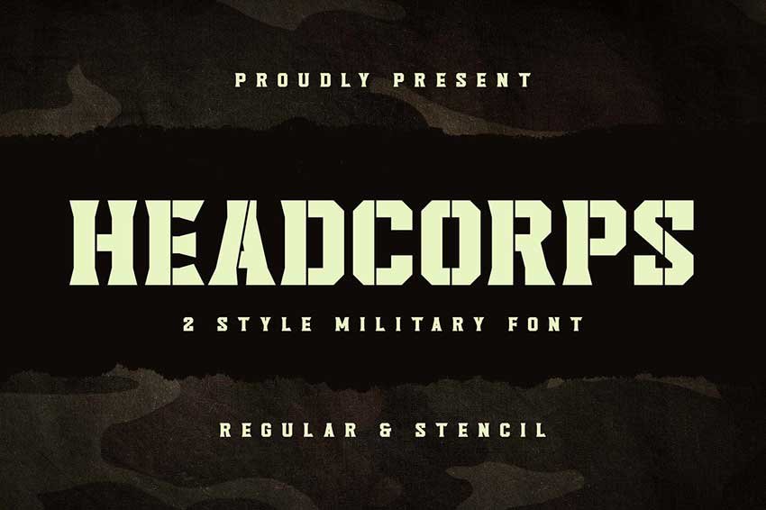 Cricut sports font: Headcorps