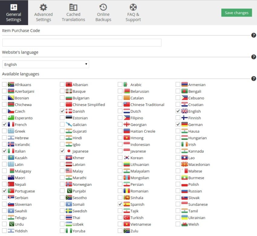 Ajax Translator Revolution WordPress Plugin