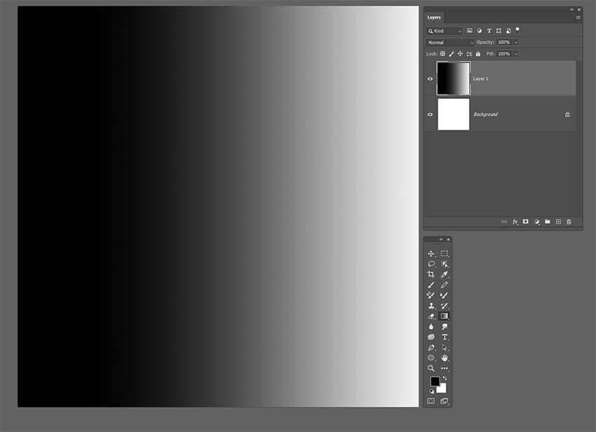 New Gradient Layer for Brushed Steel