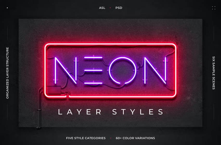 Neon Layer Styles