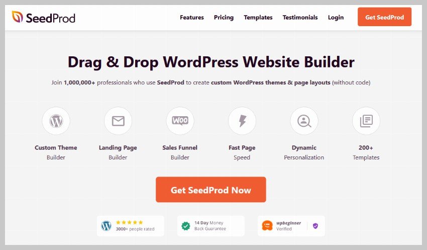 SeedProd Homepage