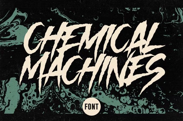 chemical machines font