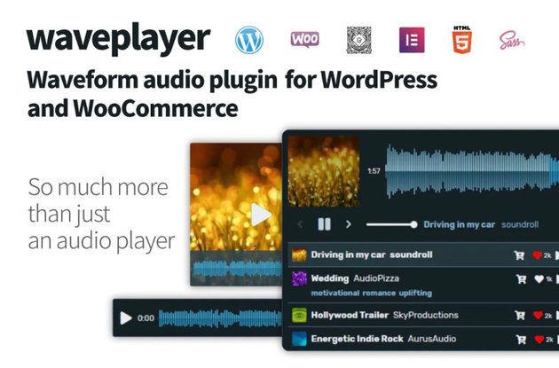 WavePlayer, Audio Player for WordPress/WooCommerce