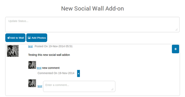 Social Wall Add-on Plugin
