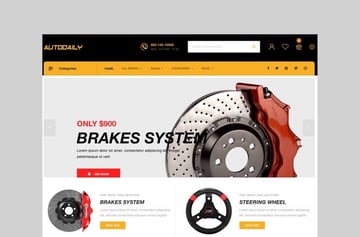 Autodaily auto parts Shopify theme