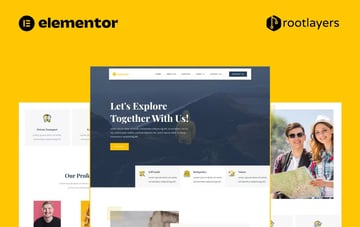 Travel Agency Elementor Pro Full Site Template Kit