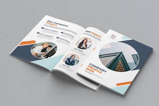 Catalog brochure mockup