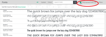 Able to see more fonts, deselect only kerned fonts