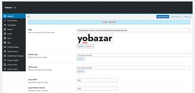 Yobazar customization