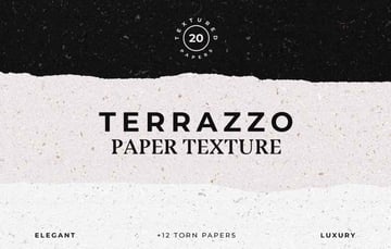 Terrazzo Textured Paper Bundle
