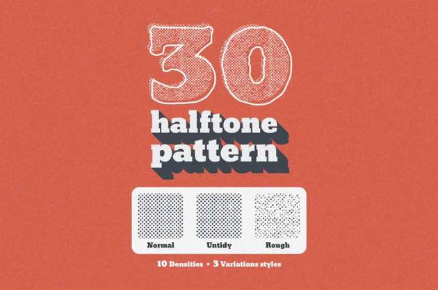 Seamless Tiled Halftone Pattern