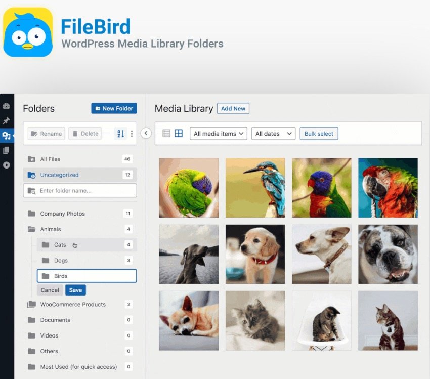 FileBird - WordPress Media Library Folders