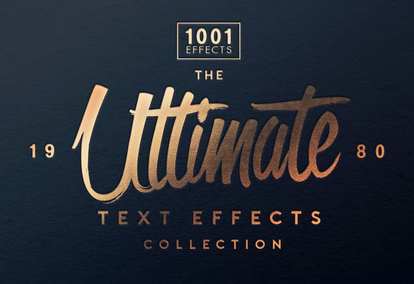 The Ultimate 1001 Text Effects