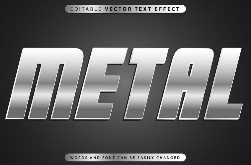 Fully Editable Text Effect Style