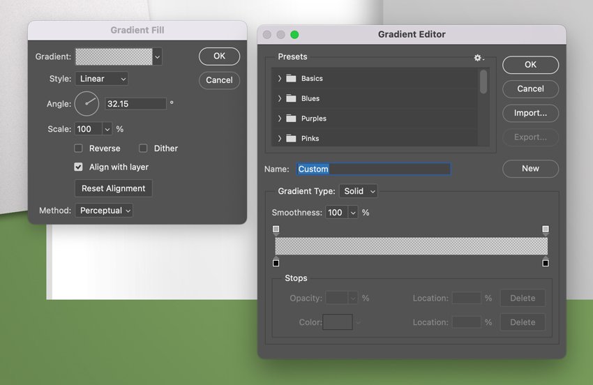 Inside right gradient layer