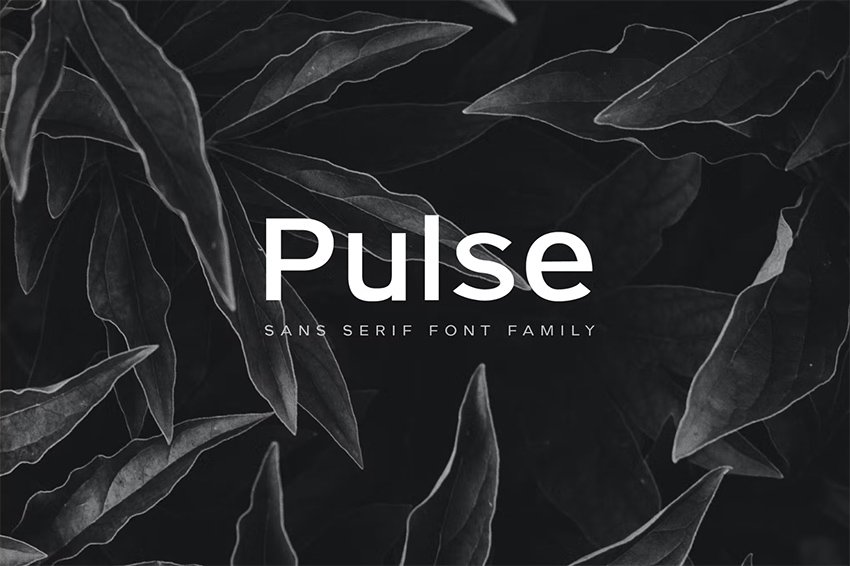Pulse Sans serif font family similar to Lato