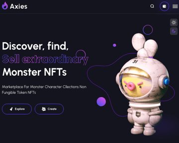 Axies - NFT Marketplace HTML Template