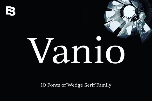 vanio wedge serif font pair to Lato on envato elements