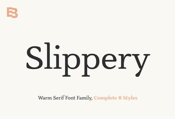 rom Envato elements slippery warm serif font pair with Lato f