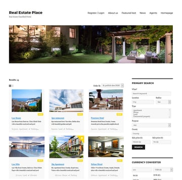 Real Estate Portal for WordPress