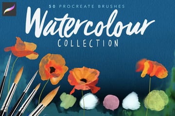 Procreate Watercolor Brushes (BRUSHSET)