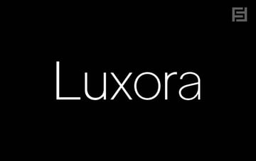 Luxora font similar to Cern family on envato Elements