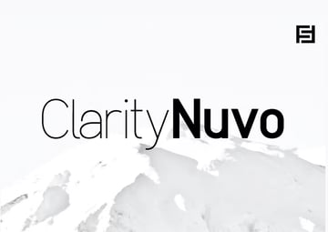Clarity Nuvo font similar to Cern on envato elements
