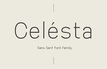Similar to Cern typeface is Celesta from envato elements