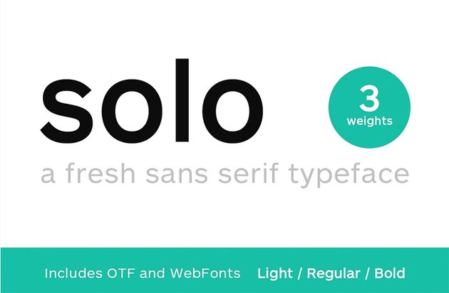 solo sans sans serif font similar to cern on envato elements