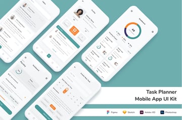 Task Planner Mobile App UI Kit