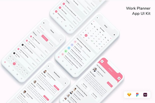 Work Planner App UI Kit