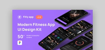 Fitly - FItness Mobile App UI Kit